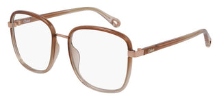 Chloé FRANKY CH0034O women Brown Butterfly Eyeglasses