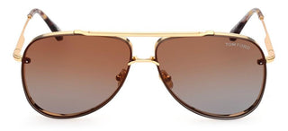 Tom Ford FT1071 unisex Gold Pilot Sunglasses