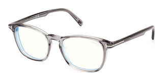 Tom Ford FT5960-B men Grey Squared Eyeglasses