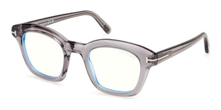 Tom Ford FT5961-B unisex Grey Geometric Eyeglasses