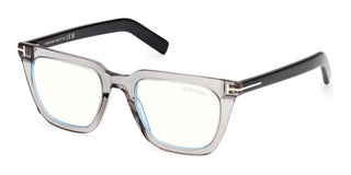 Tom Ford FT5963-B men Grey Squared Eyeglasses