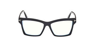 Tom Ford FT5964-B women Black Squared Eyeglasses