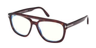 Tom Ford FT6024-B unisex Havana Pilot Eyeglasses