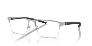 Scuderia Ferrari FZ 7001 men Silver Rectangle Eyeglasses