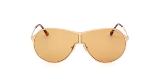 Tom Ford GAIA FT1174 unisex Gold Shield Sunglasses