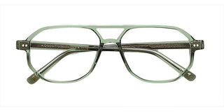 Moscot GAZEEKTAL men Green Visor Eyeglasses