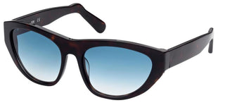 GCDS GD0010 unisex Havana Visor Sunglasses