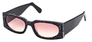 GCDS GD0016 women Black Geometric Sunglasses