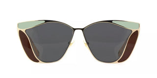 Chloé GEMMA CH0049S women Gold Geometric Sunglasses