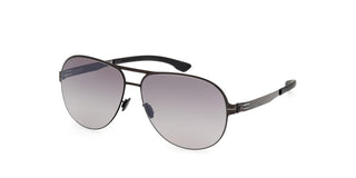 ic!berlin GERRIT IC0010 unisex Black Pilot Sunglasses