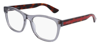 Gucci GG0004ON men Grey Squared Eyeglasses