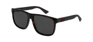 Gucci GG0010S men Havana Squared Sunglasses