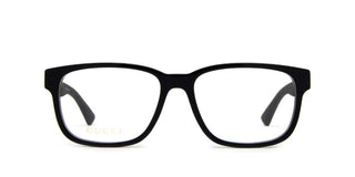 Gucci GG0011O unisex Black Squared Eyeglasses