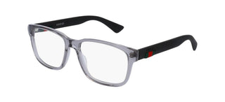 Gucci GG0011O unisex Grey Squared Eyeglasses