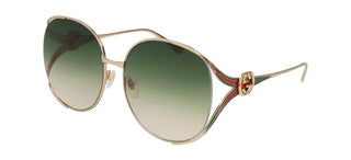 Gucci GG0225S women Gold Oversize Sunglasses