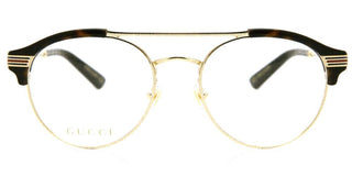 Gucci GG0289O men Havana Round Eyeglasses