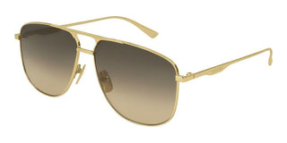 Gucci GG0336S men Gold Pilot Sunglasses