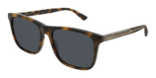 Gucci GG0381SN men Havana Geometric Sunglasses