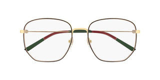 Gucci GG0396O unisex Gold Geometric Eyeglasses