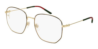 Gucci GG0396O unisex Gold Geometric Eyeglasses