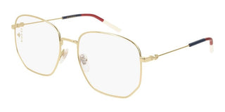 Gucci GG0396O unisex Gold Geometric Eyeglasses