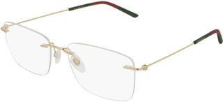 Gucci GG0399O men Gold Geometric Eyeglasses