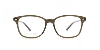 Gucci GG0520O men Green Geometric Eyeglasses