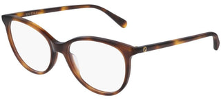 Gucci GG0550O women Havana Squared Eyeglasses