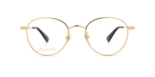 Gucci GG0607OK unisex Gold Round Eyeglasses