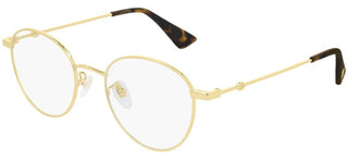 Gucci GG0607OK unisex Gold Round Eyeglasses