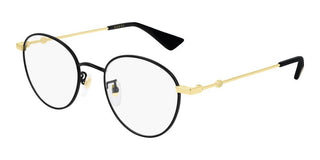 Gucci GG0607OK unisex Black Round Eyeglasses