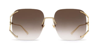 Gucci GG0646S women Gold Oversize Sunglasses