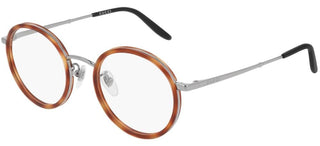 Gucci GG0679OA men Havana Round Eyeglasses