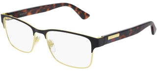 Gucci Gg0750o Men Havana Geometric Eyeglasses