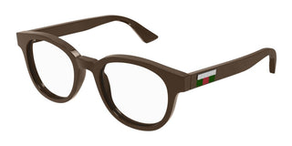 Gucci GG0769O men Brown Geometric Eyeglasses