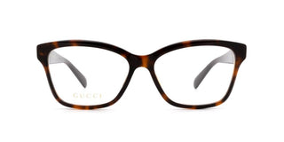 Gucci GG0798O women Havana Geometric Eyeglasses