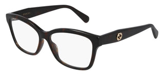 Gucci GG0798O women Havana Geometric Eyeglasses