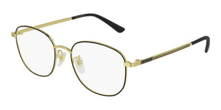 Gucci GG0838OK men Black Round Eyeglasses