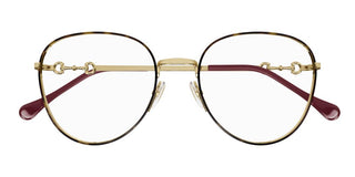 Gucci GG0880O women Havana Round Eyeglasses