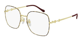 Gucci GG0883OA women Havana Geometric Eyeglasses