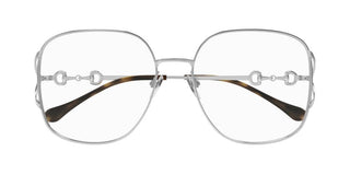 Gucci GG1019O women Silver Oversize Eyeglasses