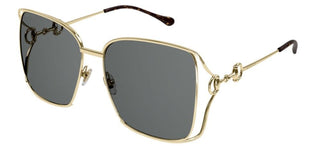 Gucci GG1020S women Gold Butterfly Sunglasses