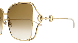 Gucci GG1020S women Gold Butterfly Sunglasses