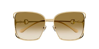 Gucci GG1020S women Gold Butterfly Sunglasses