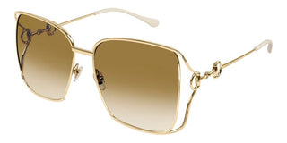 Gucci GG1020S women Gold Butterfly Sunglasses