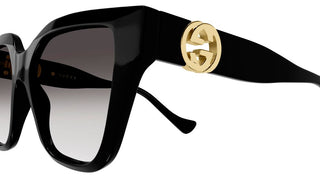 Gucci GG1023S women Black Squared Sunglasses