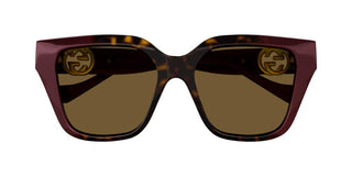 Gucci GG1023S women Brown Squared Sunglasses