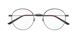 Gucci GG1054OK men Ruthenium Round Eyeglasses