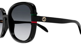 Gucci GG1068SA women Black Oversize Sunglasses