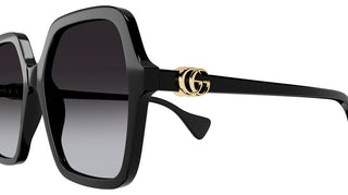 Gucci GG1072SA women Black Oversize Sunglasses